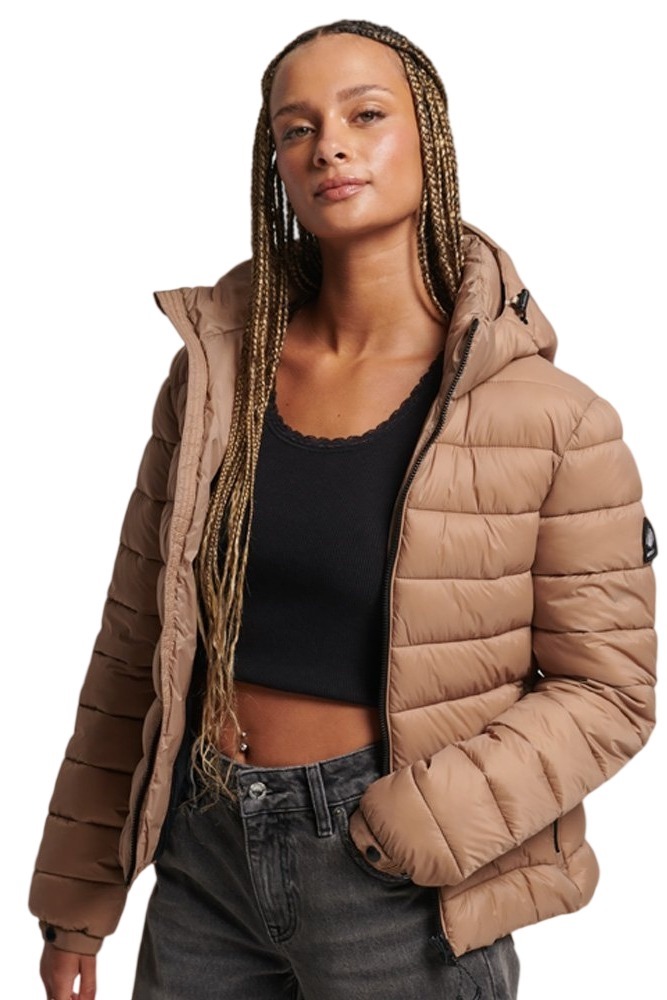 ΜΠΟΥΦΑΝ D1 CLASSIC FUJI PUFFER ΓΥΝΑΙΚΕΙΟ SUPERDRY BEIGE