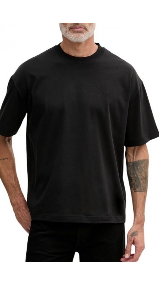CALVIN KLEIN JEANS OVERSIZED EMBOSS MONOLOGO T-SHIRT ΜΠΛΟΥΖΑ ΑΝΔΡΙΚΗ BLACK