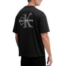 CALVIN KLEIN JEANS OVERSIZED EMBOSS MONOLOGO T-SHIRT ΜΠΛΟΥΖΑ ΑΝΔΡΙΚΗ BLACK