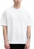 CALVIN KLEIN JEANS OVERSIZED EMBOSS MONOLOGO T-SHIRT ΜΠΛΟΥΖΑ ΑΝΔΡΙΚΗ BRIGHT WHITE