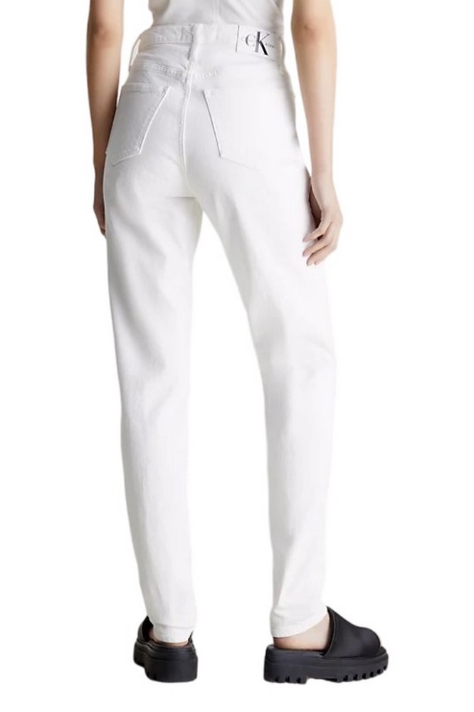 CALVIN KLEIN JEANS MOM JEAN ΠΑΝΤΕΛΟΝΙ ΓΥΝΑΙΚΕΙΟ WHITE