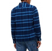 TOMMY JEANS REG PATTERN CORDUROY SHIRT ΠΟΥΚΑΜΙΣΟ ΑΝΔΡΙΚΟ NAVY