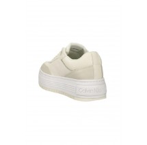 CALVIN KLEIN JEANS BOLD FLATF LOW LACE MIX ML FAD ΠΑΠΟΥΤΣΙ ΓΥΝΑΙΚΕΙΟ CREAMY WHITE