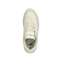 CALVIN KLEIN JEANS BOLD FLATF LOW LACE MIX ML FAD ΠΑΠΟΥΤΣΙ ΓΥΝΑΙΚΕΙΟ CREAMY WHITE