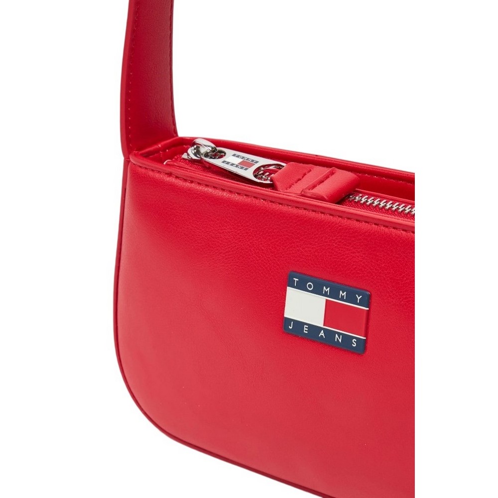 TOMMY JEANS ESS MUST SHOULDER BAG ΤΣΑΝΤΑ ΓΥΝΑΙΚΕΙΑ RED