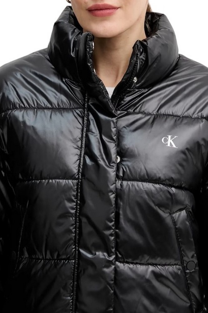 CALVIN KLEIN JEANS CROP PUFFER JACKET ΜΠΟΥΦΑΝ ΓΥΝΑΙΚΕΙΟ BLACK