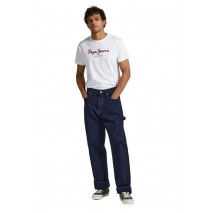 PEPE JEANS LONDON DROP 1 EGGOT-SHIRT ΜΠΛΟΥΖΑ ΑΝΔΡΙΚΗ WHITE