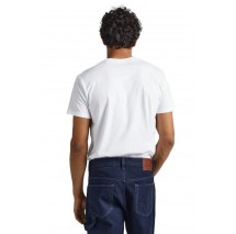 PEPE JEANS LONDON DROP 1 EGGOT-SHIRT ΜΠΛΟΥΖΑ ΑΝΔΡΙΚΗ WHITE