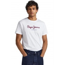PEPE JEANS LONDON DROP 1 EGGOT-SHIRT ΜΠΛΟΥΖΑ ΑΝΔΡΙΚΗ WHITE