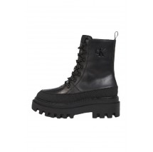 CALVIN KLEIN JEANS FLATFORM LACE UP BOOT LTH  ΠΑΠΟΥΤΣΙ ΓΥΝΑΙΚΕΙΟ BLACK