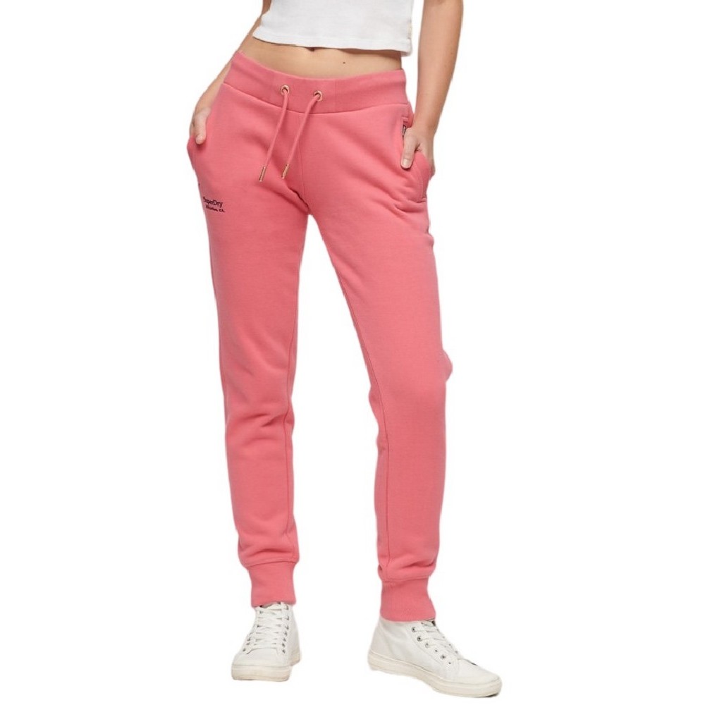 SUPERDRY ESSENTIAL LOGO JOGGER ΠΑΝΤΕΛΟΝΙ ΦΟΡΜΑΣ ΓΥΝΑΙΚΕΙΟ PINK