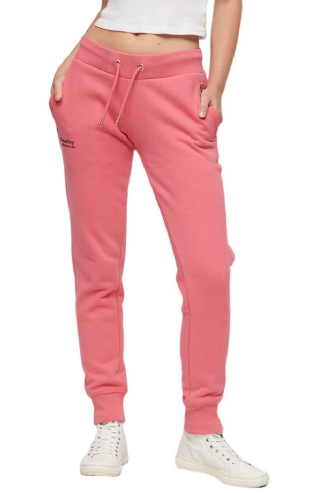 SUPERDRY ESSENTIAL LOGO JOGGER ΠΑΝΤΕΛΟΝΙ ΦΟΡΜΑΣ ΓΥΝΑΙΚΕΙΟ PINK