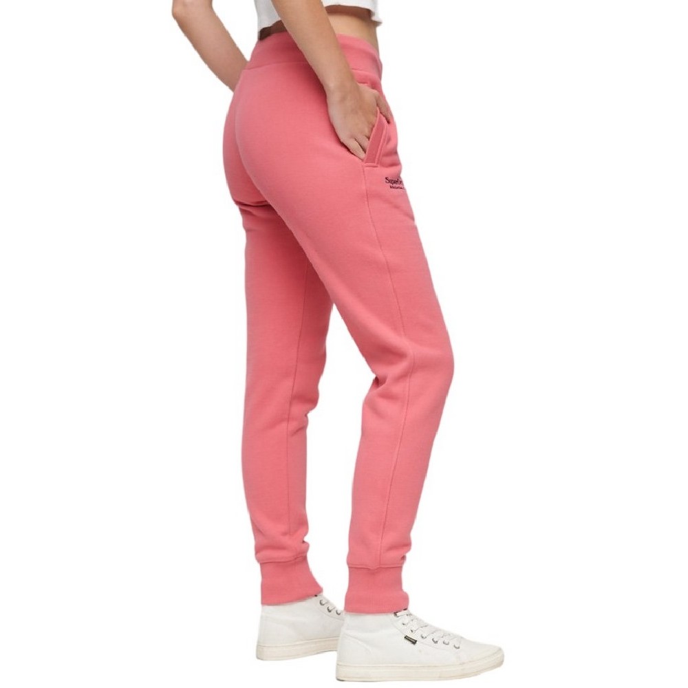 SUPERDRY ESSENTIAL LOGO JOGGER ΠΑΝΤΕΛΟΝΙ ΦΟΡΜΑΣ ΓΥΝΑΙΚΕΙΟ PINK