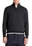 TIMBERLAND COTTON 1/4 ZIP SWEATER ΜΠΛΟΥΖΑ ΠΛΕΚΤΗ ΑΝΔΡΙΚΗ BLACK