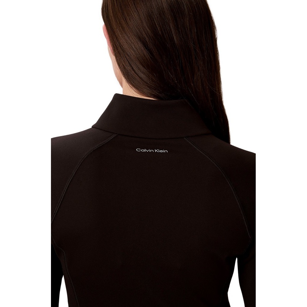 CALVIN KLEIN PERFORMANCE SOFT SPORT 1.5 FULL ZIP JACKET ΖΑΚΕΤΑ ΓΥΝΑΙΚΕΙΑ BLACK