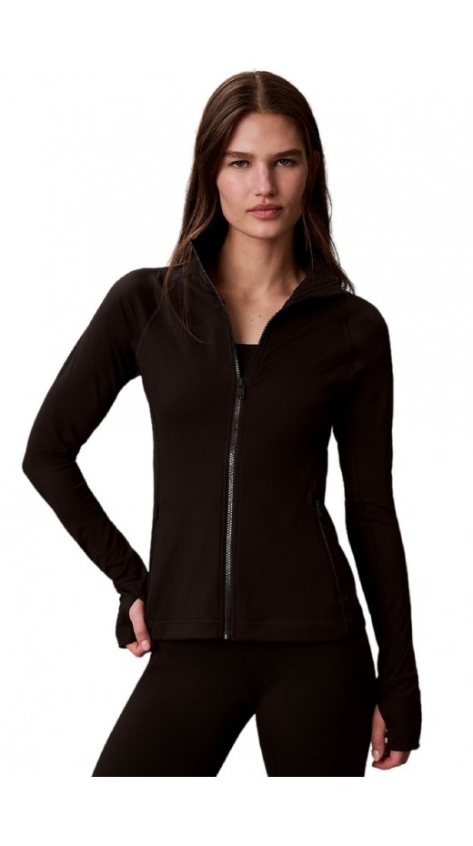 CALVIN KLEIN PERFORMANCE SOFT SPORT 1.5 FULL ZIP JACKET ΖΑΚΕΤΑ ΓΥΝΑΙΚΕΙΑ BLACK