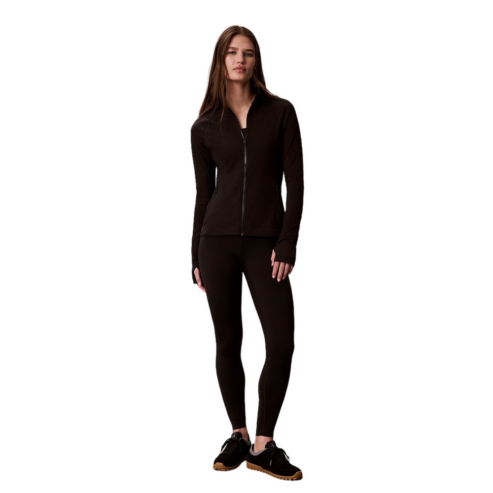 CALVIN KLEIN PERFORMANCE SOFT SPORT 1.5 FULL ZIP JACKET ΖΑΚΕΤΑ ΓΥΝΑΙΚΕΙΑ BLACK