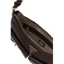 GUESS BLAKE CNVRTBL SHOULDER BAG ΤΣΑΝΤΑ ΓΥΝΑΙΚΕΙΑ BROWN