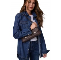 GUESS BLAKE CNVRTBL SHOULDER BAG ΤΣΑΝΤΑ ΓΥΝΑΙΚΕΙΑ BROWN