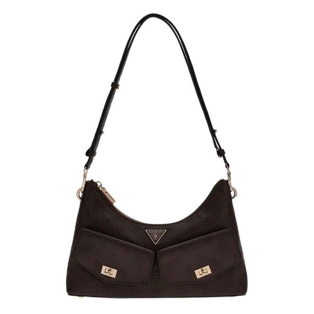 GUESS BLAKE CNVRTBL SHOULDER BAG ΤΣΑΝΤΑ ΓΥΝΑΙΚΕΙΑ BROWN