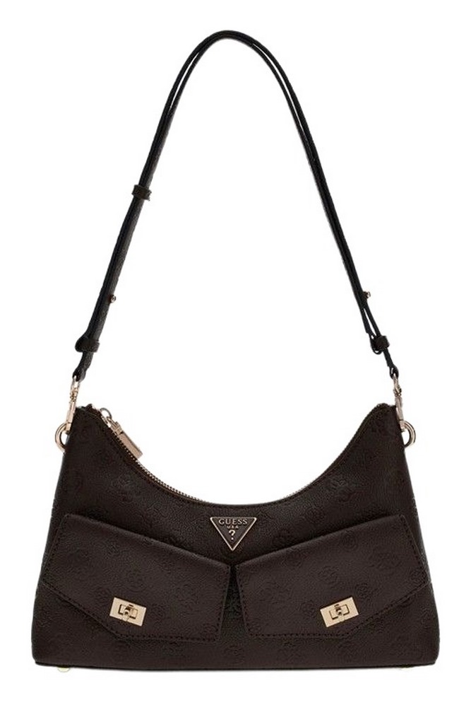 GUESS BLAKE CNVRTBL SHOULDER BAG ΤΣΑΝΤΑ ΓΥΝΑΙΚΕΙΑ BROWN