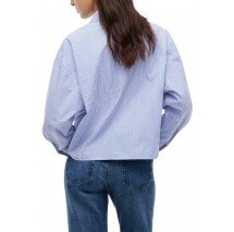 TOMMY JEANS BLING CROP SHIRT ΠΟΥΚΑΜΙΣΟ ΓΥΝΑΙΚΕΙΟ BLUE