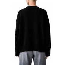 HUGO BOSS SHENNY B SWEATER ΜΠΛΟΥΖΑ ΠΛΕΚΤΗ ΓΥΝΑΙΚΕΙΑ BLACK