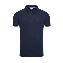 TOMMY JEANS SLIM PLACKET POLO T-SHIRT ΜΠΛΟΥΖΑ ΑΝΔΡΙΚΗ NAVY