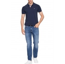 TOMMY JEANS SLIM PLACKET POLO T-SHIRT ΜΠΛΟΥΖΑ ΑΝΔΡΙΚΗ NAVY
