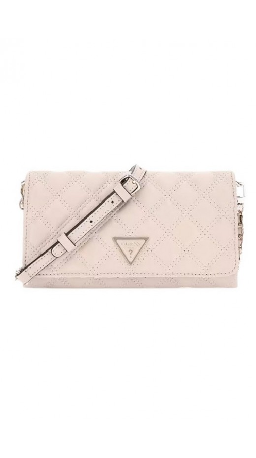 GUESS GIULLY XBODY FLAP ORGANIZER ΤΣΑΝΤΑ ΓΥΝΑΙΚΕΙΑ BEIGE