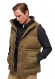 SUPERDRY MF NON HOODED GILET ΜΠΟΥΦΑΝ ΓΙΛΕΚΟ ΑΝΔΡΙΚΟ KHAKI