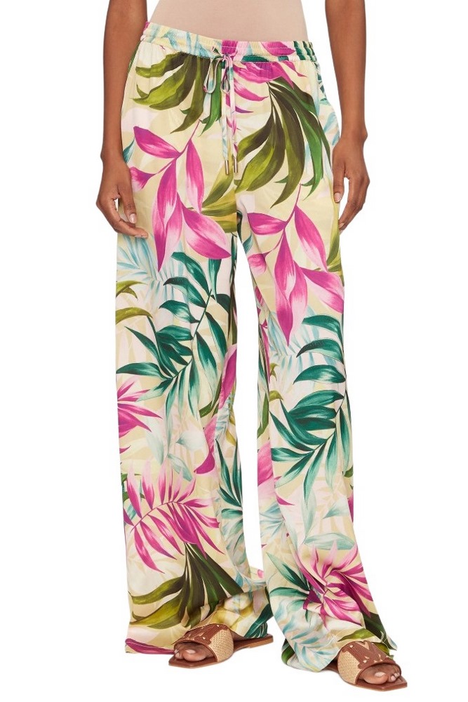 GUESS INES WIDE LEG JOGGER ΠΑΝΤΕΛΟΝΙ ΓΥΝΑΙΚΕΙΟ MULTI