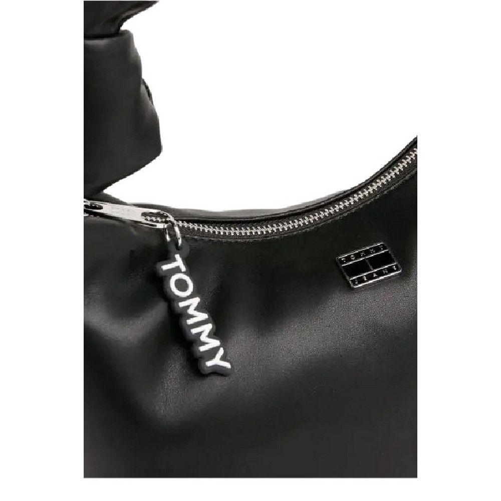 TOMMY HILFIGER TJW CITY GIRL SHOULDER BAG ΤΣΑΝΤΑ ΓΥΝΑΙΚΕΙΑ BLACK