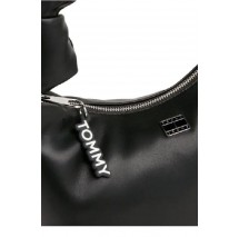 TOMMY HILFIGER TJW CITY GIRL SHOULDER BAG ΤΣΑΝΤΑ ΓΥΝΑΙΚΕΙΑ BLACK