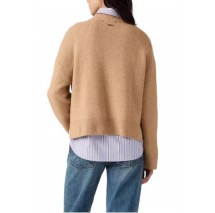 LEVIS SUPER SOFT VNECK SWEATER MILANO STITCH ΜΠΛΟΥΖΑ ΠΛΕΚΤΗ ΓΥΝΑΙΚΕΙΑ TAN