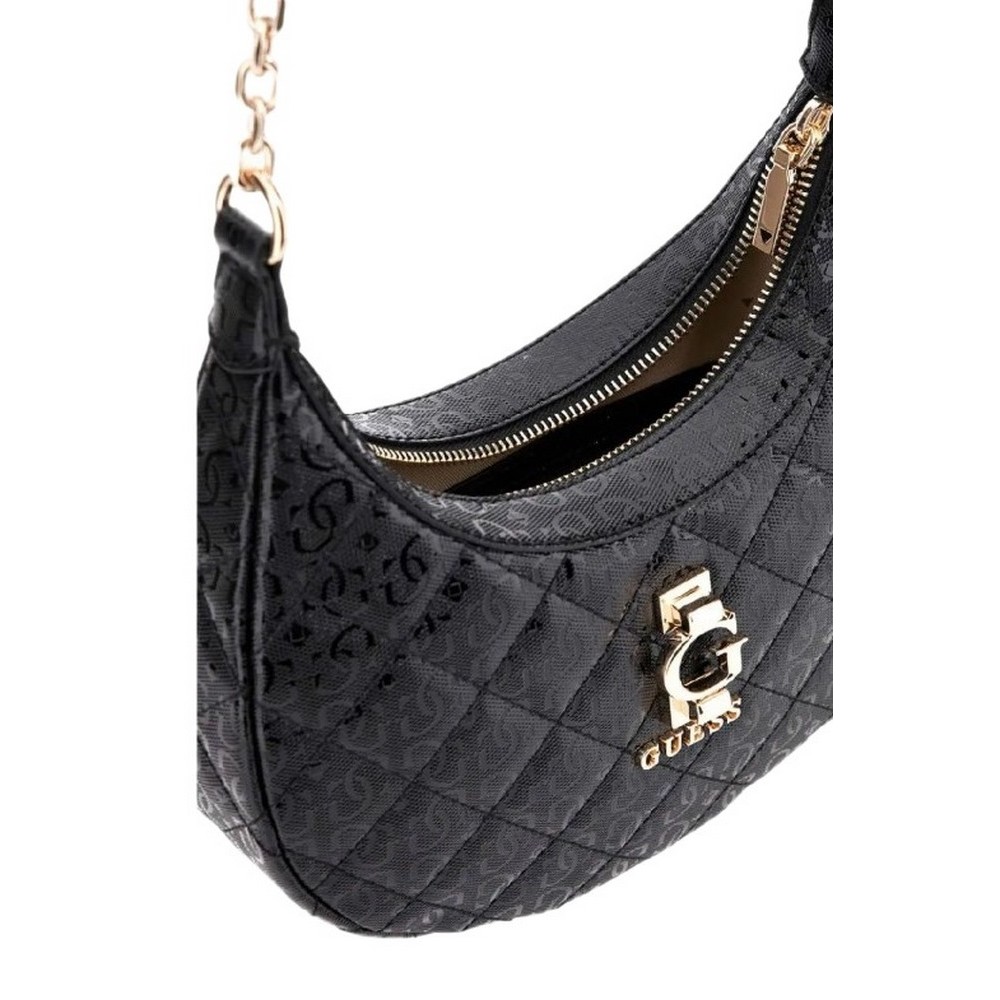 GUESS BESSEY HOBO SHOULDER BAG ΤΣΑΝΤΑ ΓΥΝΑΙΚΕΙΑ BLACK
