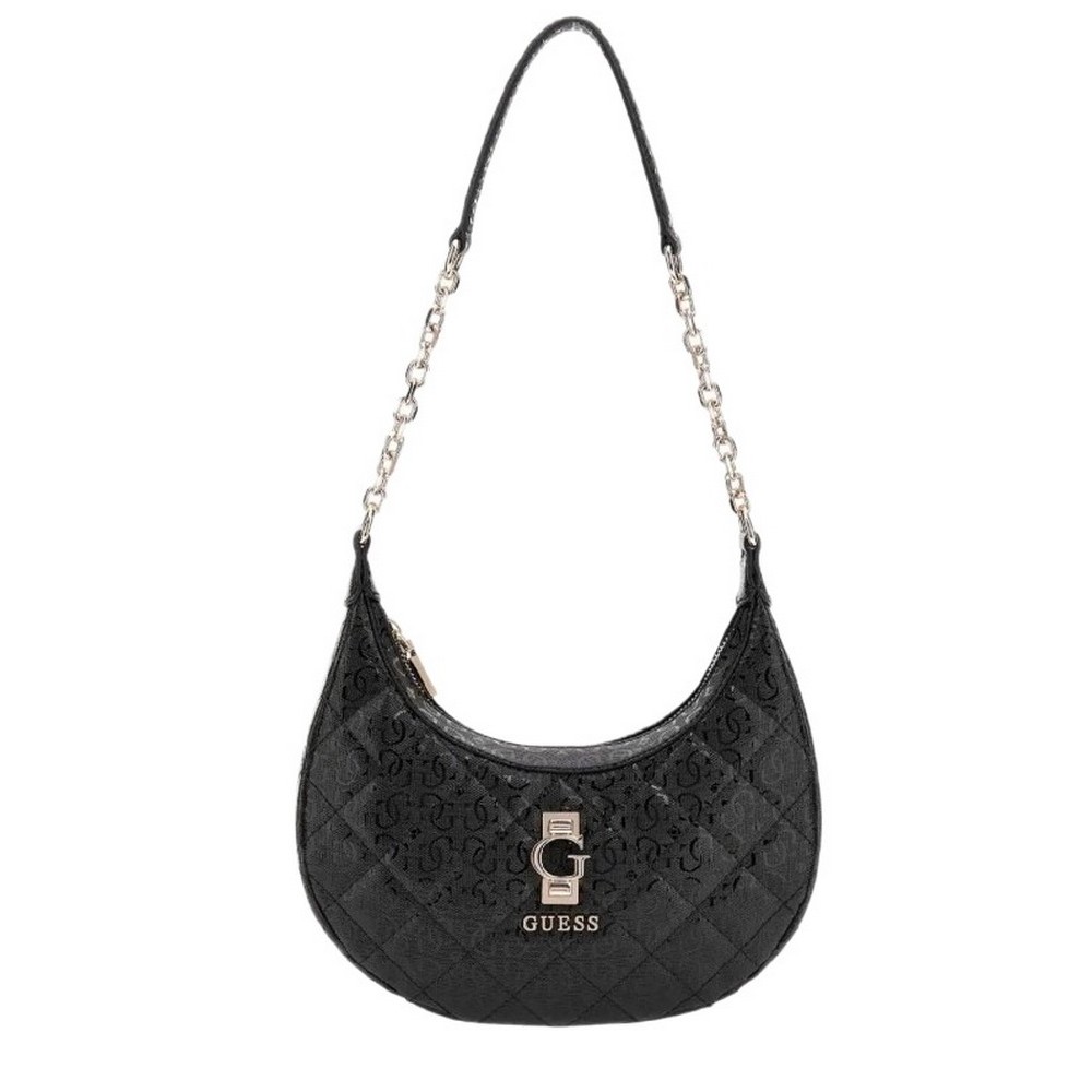 GUESS BESSEY HOBO SHOULDER BAG ΤΣΑΝΤΑ ΓΥΝΑΙΚΕΙΑ BLACK