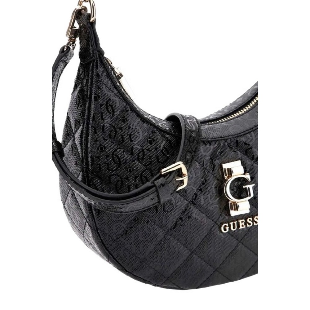 GUESS BESSEY HOBO SHOULDER BAG ΤΣΑΝΤΑ ΓΥΝΑΙΚΕΙΑ BLACK
