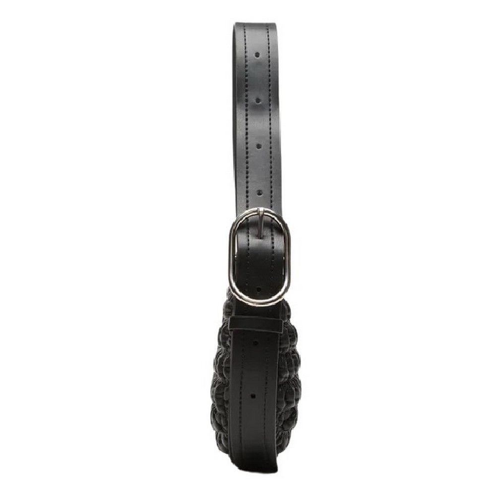 CALVIN KLEIN JEANS CRESCENT BUCKLE SHOULDER BAG ΤΣΑΝΤΑ ΓΥΝΑΙΚΕΙΑ BLACK
