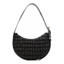 CALVIN KLEIN JEANS CRESCENT BUCKLE SHOULDER BAG ΤΣΑΝΤΑ ΓΥΝΑΙΚΕΙΑ BLACK