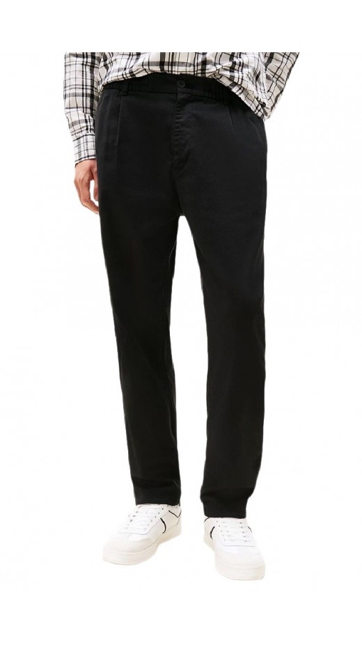 TOMMY JEANS CASUAL ELASTICATED PANT ΠΑΝΤΕΛΟΝΙ ΑΝΔΡΙΚΟ BLACK
