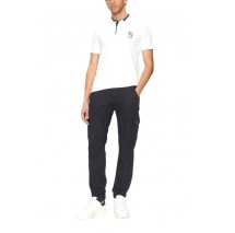 GUESS LYLE SS POLO T-SHIRT ΜΠΛΟΥΖΑ ΑΝΔΡΙΚΗ WHITE