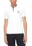 GUESS LYLE SS POLO T-SHIRT ΜΠΛΟΥΖΑ ΑΝΔΡΙΚΗ WHITE