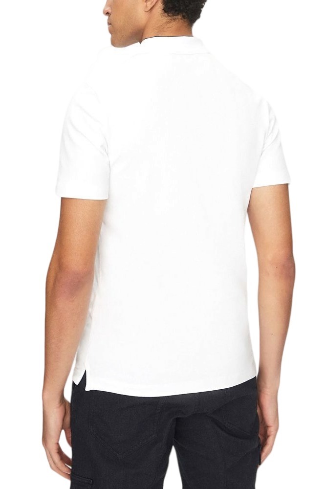 GUESS LYLE SS POLO T-SHIRT ΜΠΛΟΥΖΑ ΑΝΔΡΙΚΗ WHITE