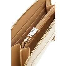 GUESS LAUREL SLG SMALL ZIP AROUND ΑΞΕΣΟΥΑΡ ΠΟΡΤΟΦΟΛΙ ΓΥΝΑΙΚΕΙΟ BONE