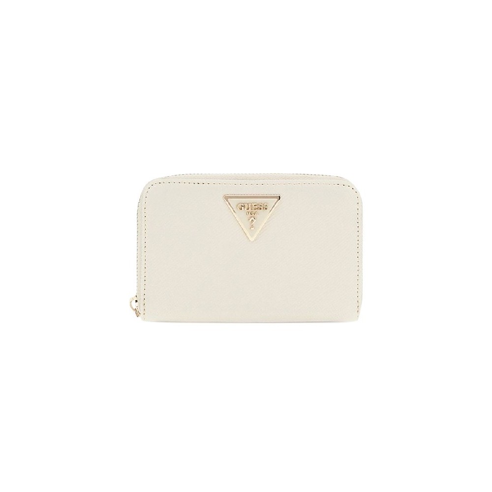 GUESS LAUREL SLG SMALL ZIP AROUND ΑΞΕΣΟΥΑΡ ΠΟΡΤΟΦΟΛΙ ΓΥΝΑΙΚΕΙΟ BONE
