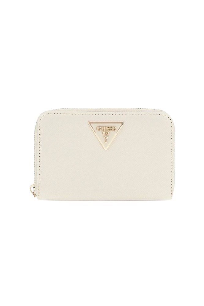 GUESS LAUREL SLG SMALL ZIP AROUND ΑΞΕΣΟΥΑΡ ΠΟΡΤΟΦΟΛΙ ΓΥΝΑΙΚΕΙΟ BONE