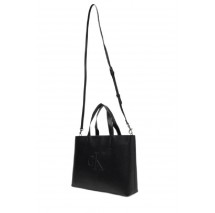 CALVIN KLEIN JEANS SCULPTED MINI EW TOTE ΤΣΑΝΤΑ ΓΥΝΑΙΚΕΙΑ BLACK
