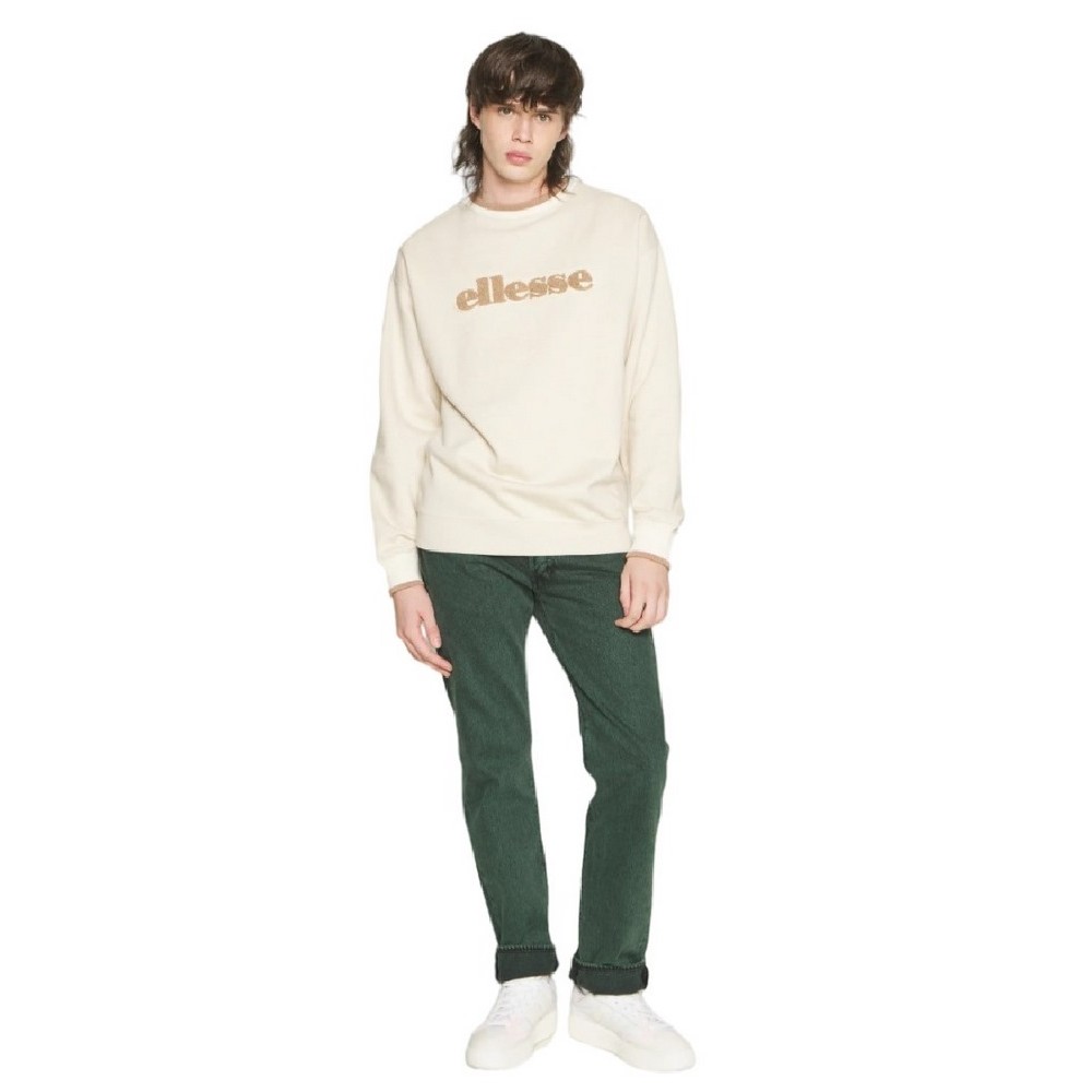 ELLESSE REGNO SWEATSHIRT ΜΠΛΟΥΖΑ ΦΟΥΤΕΡ ΑΝΔΡΙΚΗ OFF WHITE