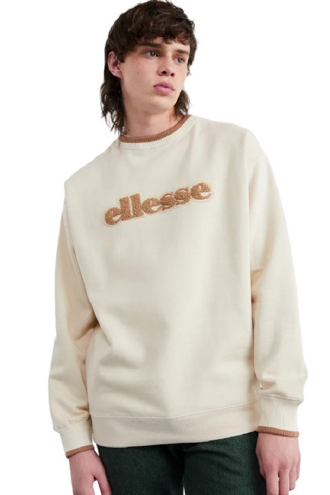 ELLESSE REGNO SWEATSHIRT ΜΠΛΟΥΖΑ ΦΟΥΤΕΡ ΑΝΔΡΙΚΗ OFF WHITE